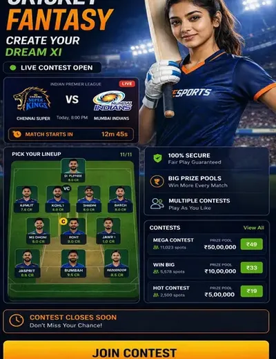 Klchart (satta chart) fantasy cricket & matchday visual 3